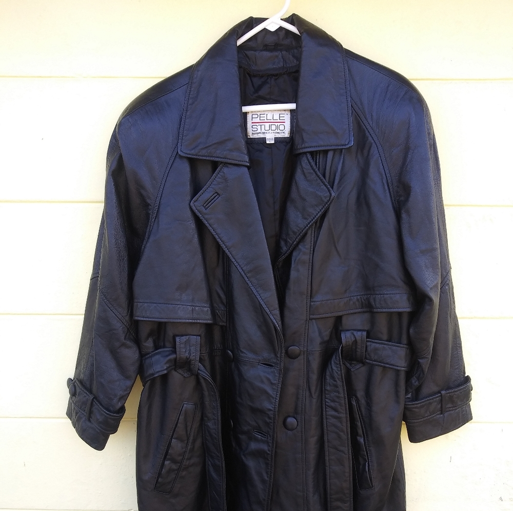 - Leather coat - Picture 8 of 8